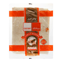 نان لواش 8 عددی 300 گرمی سه نان