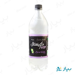 آب گازدار لیمویی بدون قند 1 لیتری کریستال