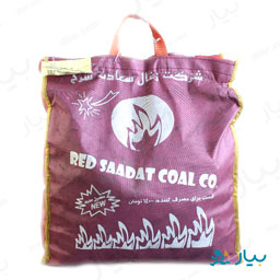 ذغال کیسه ای 4 کیلویی سعادت سرخ