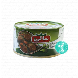 کنسرو خورشت قورمه سبزی 200 گرمی سالی