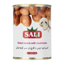 کنسرو لوبیا چیتی با قارچ 380گرم سالی