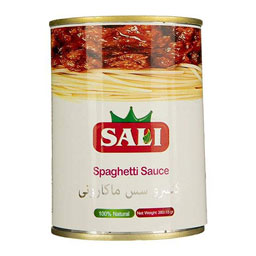 کنسرو مایه ماکارونی 380 گرمی سالی