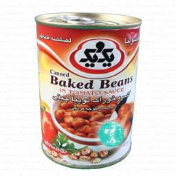 کنسرو لوبیا چیتی با سس 400 گرمی یک و یک
