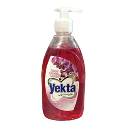 مایع دستشویی صورتی 500 گرمی یکتا