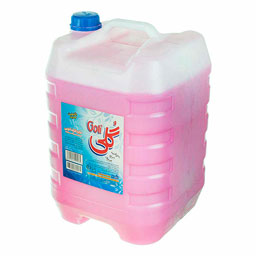 مایع ظرفشویی صورتی 10 کیلویی گلی