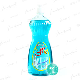 مایع ظرفشویی آبی شفاف 1000 گرمی گلی