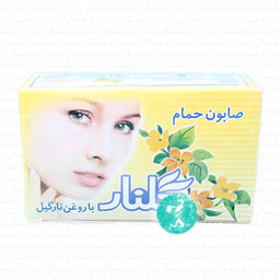صابون حمام نارگیلی 6 عددی زرد گلنار