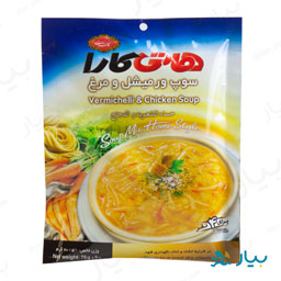 سوپ مرغ و ورمیشل 70 گرمی هاتی کارا