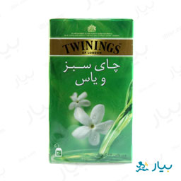 چای تی بگ سبز با یاس 20 عددی توینینگز