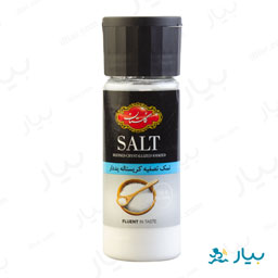 نمک تصفیه کریستاله یددار 180 گرمی گلستان