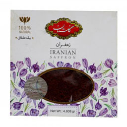 زعفران سرگل گلستان مقدار 4.608 گرم (1 مثقال)