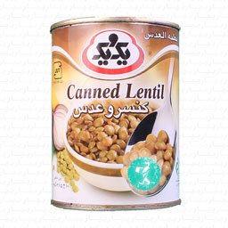 کنسرو عدس 380 گرمی یک و یک
