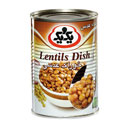کنسرو عدسی 430 گرمی یک و یک
