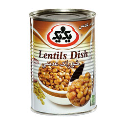 کنسرو عدسی 430 گرمی یک و یک