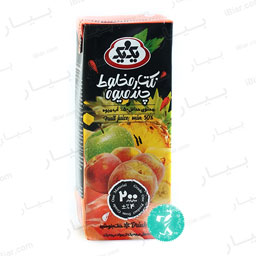 نکتار مخلوط چند میوه 200 میلی لیتری یک و یک