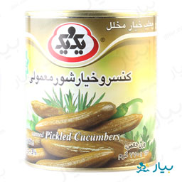 کنسرو خیار شور معمولی 770 گرمی یک و یک