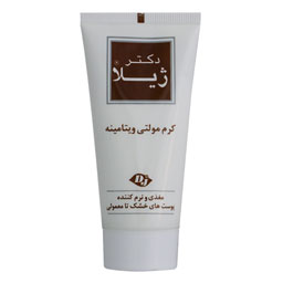 کرم مولتی ویتامین مغذی و نرم کننده مناسب پوست های خشک تا معمولی 50 میلی لیتری دکتر ژیلا