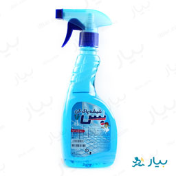 شیشه پاک کن آبی 500 گرمی بس