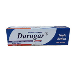 خمیردندان 3 رنگ 100 گرمی داروگر