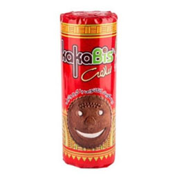 بیسکویت کرمدار کاکائویی با کرم وانیلی 400 گرمی سلامت