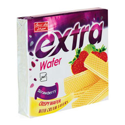 ویفر پذیرایی توت فرنگی 32 گرمی شیرین عسل