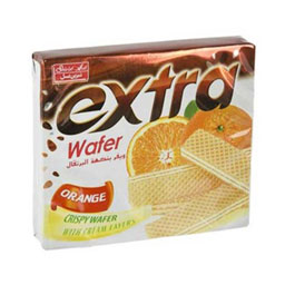 شیرین عسل ویفر پذیرایی پرتقال45گرم