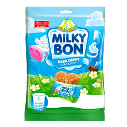 آبنبات شیری مغزدار میلکی بون 80 گرمی شیرین عسل