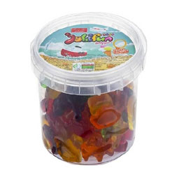 پاستیل سطلی با طعم میوه شیرین عسل 100 گرم