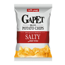 چیپس ساده نمکی 140 گرمی گاپت