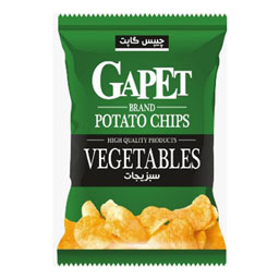 چیپس سبزیجات 140 گرمی گاپت