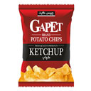 چیپس برگه سیب زمینی با طعم کچاپ وزن 140 گرمی گاپت