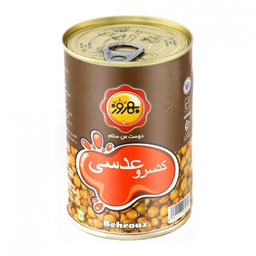 کنسرو عدسی 380 گرمی بهروز