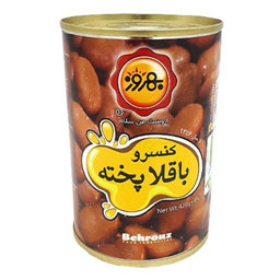 کنسرو باقلا پخته بهروز