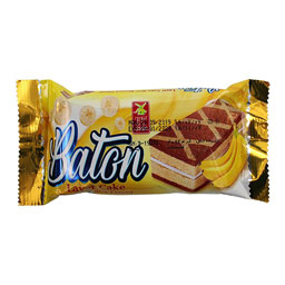 کیک بزرگ وانیلی 50 گرمی باتون