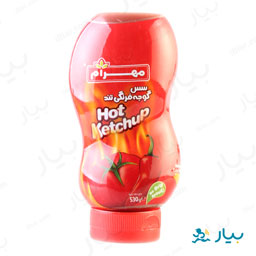 سس گوجه فرنگی تند 530 گرمی مهرام