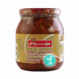 کنسرو ترشی بندری 670 گرمی مهرام