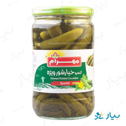 کنسرو خیارشور ویژه 680 گرمی مهرام