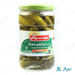 کنسرو خیارشور ممتاز680 گرمی مهرام