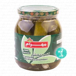 کنسرو خیارشور معمولی 680 گرمی مهرام
