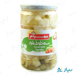 کنسرو مخلوط شور 690 گرمی مهرام