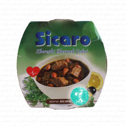 کنسرو خورش قورمه سبزی سیکارو