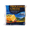 پنیر پروسس ورقه ای با طعم چدار 180 گرمی آلیما