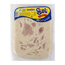 کالباس ژامبون 90 درصد گوشت و مرغ بسته وکیومی 200 گرمی نامی نو