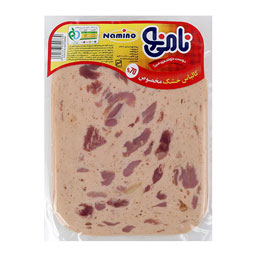 کالباس خشک مخصوص گوشت و مرغ 70 درصد بسته وکیومی 200 گرمی نامی نو