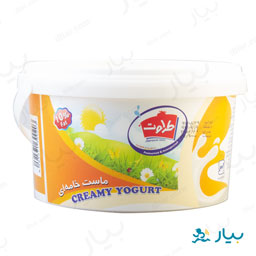 ماست خامه ای 900 گرمی طراوت
