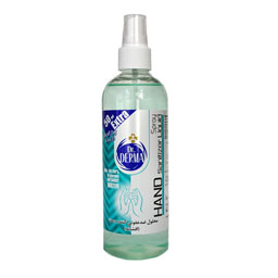 محلول ضد عفونی دست 250 میلی لیتری درما