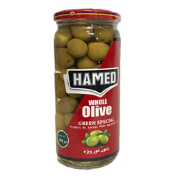 زیتون بی هسته شور 500 گرمی حامد
