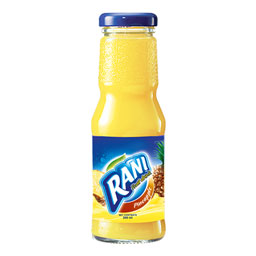 آبمیوه آناناس شیشه ای 200 میلی لیتری رانی