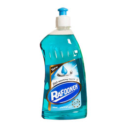 مایع ظرفشویی آبی مقدار 500 میلی لیتری رافونه