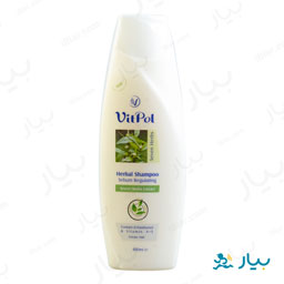 شامپو سر هفت گیاه تنظیم کننده چربی پوست سر 400 گرمی ویت پول